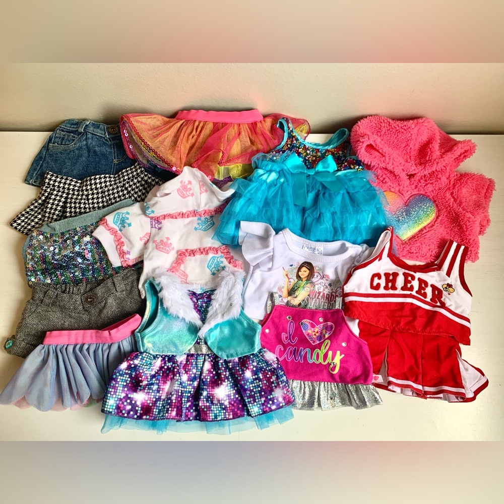 Build A Bear BABW Girl Clothes Lot